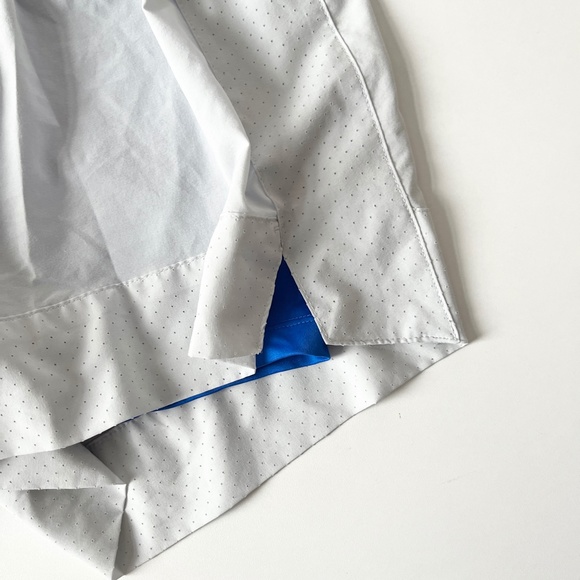 Nike Flex Essential Dri-Fit Athletic Shorts Spandex Lined Grey Blue Medi… - Picture 3 of 8